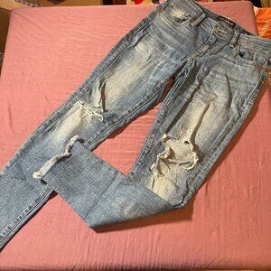 Lucky Brand Stella Skinny Distressed Blue Jeans - Size 2/24